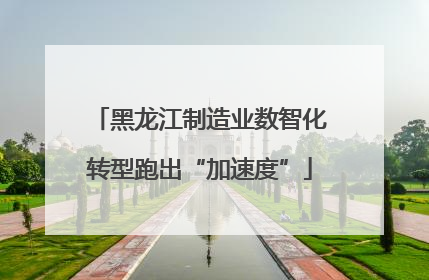 黑龙江制造业数智化转型跑出“加速度”