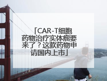 CAR-T细胞药物治疗实体瘤要来了？这款药物申请国内上市