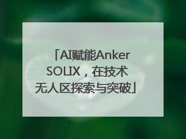 AI赋能Anker SOLIX，在技术无人区探索与突破